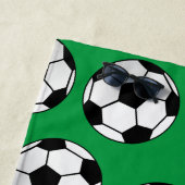 Plezierlijke Voetbalballen Persoonlijk Strandlaken (In situ)