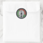 Pleziermeter maximaal ronde sticker (Tas)