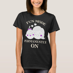 Pleziermodus permanent aan docent t-shirt