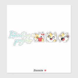 Pleziertekst3 Sticker