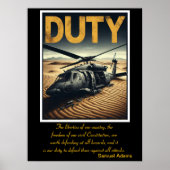 Plicht: littekens van dienstbaarheid poster (Voorkant)