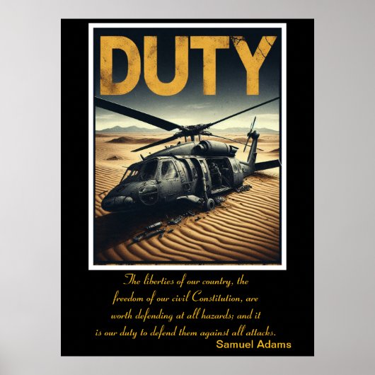 Plicht: littekens van dienstbaarheid poster (Voorkant)