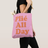 Plie Plezierige Ballet Danser Ballerina Zegt Roze