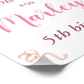 Plie zo Ballerina Elke dag van de Ouderdag Partij Poster (Hoek)