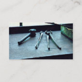 Pliers en Mallet Visitekaartje (Achterkant)