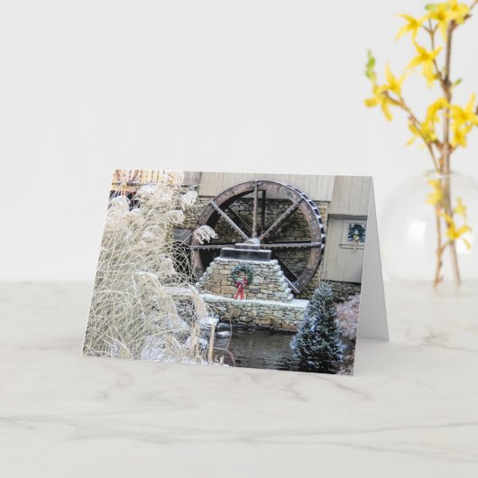 Plimoth Grist Mill in Plymouth, MA Kaart (Gele Bloem)