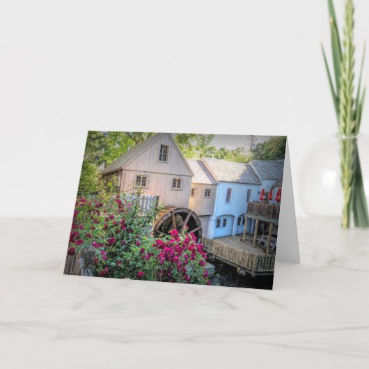 Plimoth Grist Mill Plymouth, MA Kaart (Voorkant)