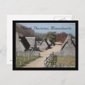Plimoth Plantation, Massachusetts Briefkaart (Voorkant / Achterkant)