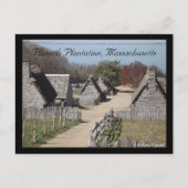 Plimoth Plantation, Massachusetts Briefkaart (Voorkant)