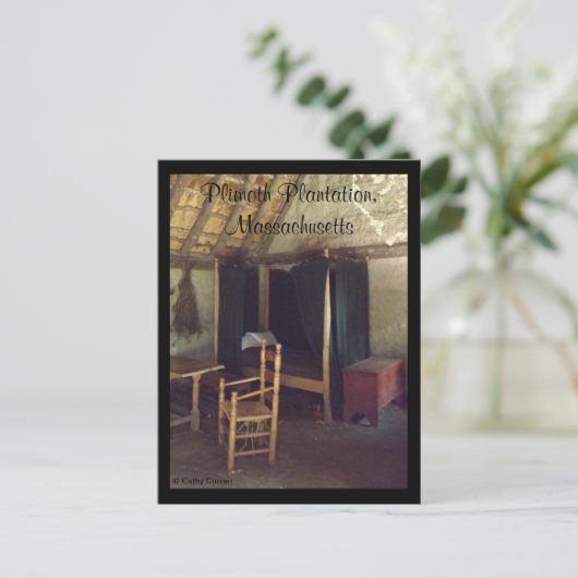 Plimoth Plantation, Massachusetts Briefkaart (Staand voorkant)