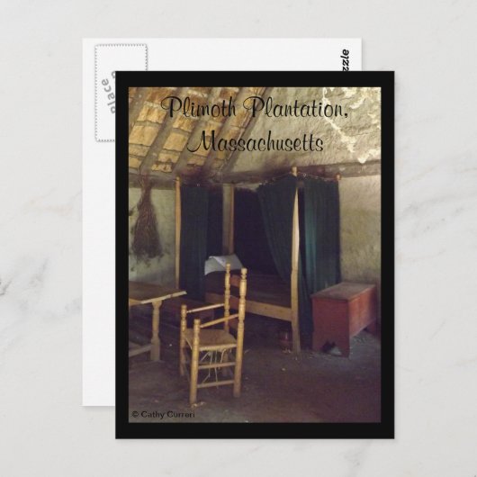 Plimoth Plantation, Massachusetts Briefkaart (Voorkant / Achterkant)