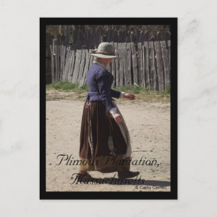 Plimoth Plantation, Massachusetts Briefkaart