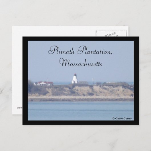 Plimoth Plantation, Massachusetts Briefkaart (Voorkant / Achterkant)
