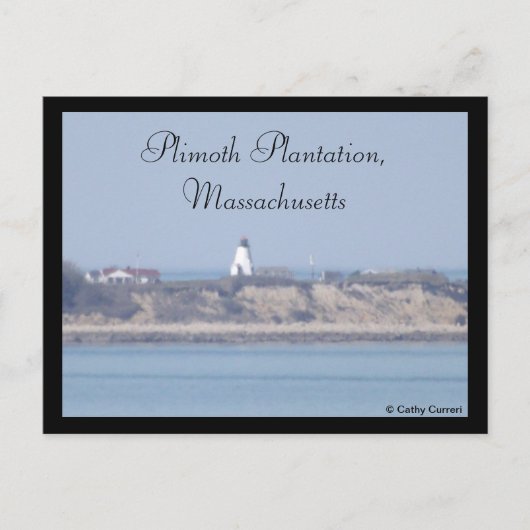 Plimoth Plantation, Massachusetts Briefkaart (Voorkant)