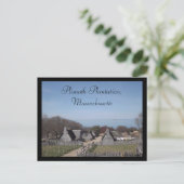 Plimoth Plantation, Massachusetts Briefkaart (Staand voorkant)