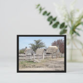 Plimoth Plantation, Massachusetts Briefkaart (Staand voorkant)