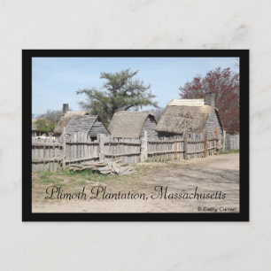 Plimoth Plantation, Massachusetts Briefkaart