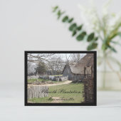 Plimoth Plantation, Massachusetts Briefkaart (Staand voorkant)