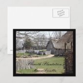 Plimoth Plantation, Massachusetts Briefkaart (Voorkant / Achterkant)
