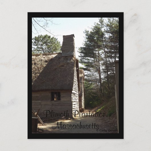 Plimoth Plantation, Massachusetts Briefkaart (Voorkant)