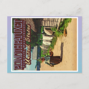 PLIMOTH PLANTATION - PLIMOTH PATUXET - PLYMOUTH US BRIEFKAART