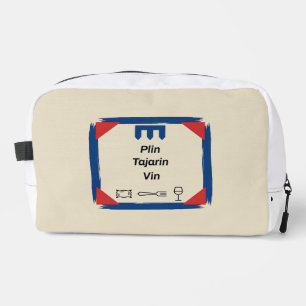Plin Tajarin Vin Piemonte Vlag Badge Toilettasje