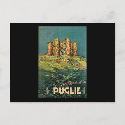 Plinio Codognato Pugile Castel Del Monte Briefkaart (Voorkant)