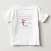 Plink Schattige Ballerina Letter F Peuter (Achterkant)