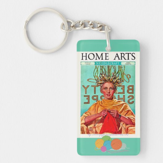 Plissé Sleutelhanger (Voorkant)