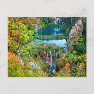 Plitandermeren in Kroatië Briefkaart