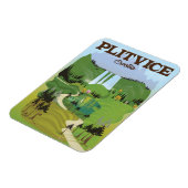 Plitvice Kroatië reisposter Magneet (Linkerzijde)