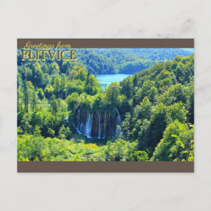 Plitvice Lake Briefkaart