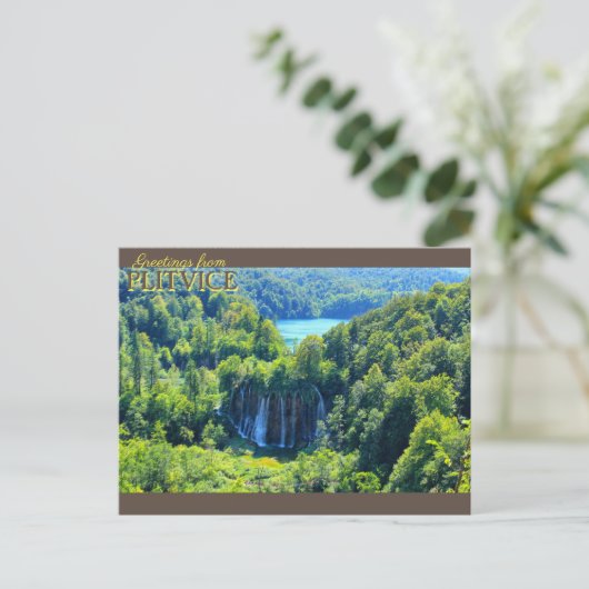 Plitvice Lake Briefkaart (Staand voorkant)