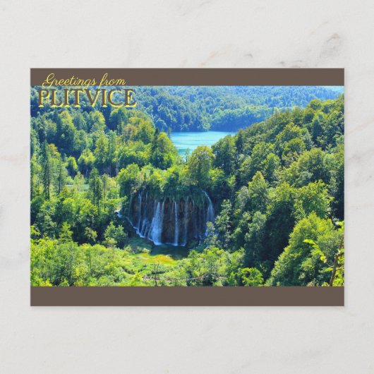 Plitvice Lake Briefkaart (Voorkant)