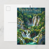 Plitvice Lakes Croatia Briefkaart (Voorkant / Achterkant)
