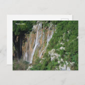 Plitvice Lakes Croatia Feestdagenkaart (Voorkant / Achterkant)