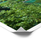 Plitvice Lakes Croatia Landscape Photography Poster (Hoek)