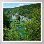 Plitvice Lakes Croatia Landscape Photography Poster (Voorkant)
