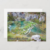 Plitvice Lakes, Kroatië - Nationaal briefkaart van (Voorkant / Achterkant)