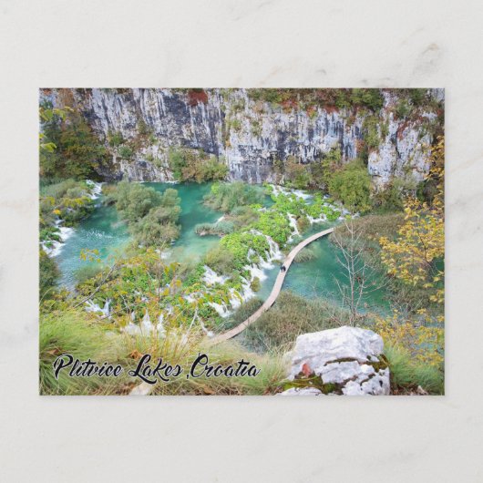 Plitvice Lakes, Kroatië - Nationaal briefkaart van (Voorkant)