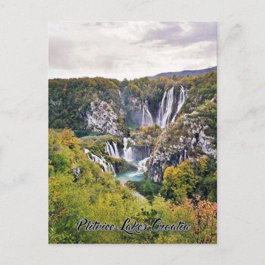 Plitvice Lakes, Kroatië - Nationaal park Briefkaart (Voorkant)