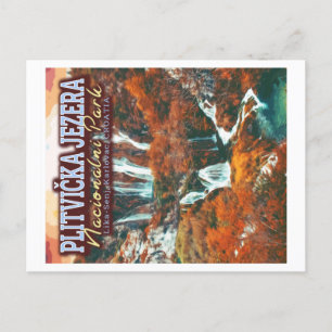 PLITVICE LAKES NATIONAAL PARK - KROATIË BRIEFKAART