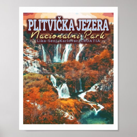 PLITVICE LAKES NATIONAAL PARK - KROATIË POSTER (Voorkant)