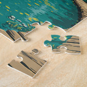 Plitvice Lakes National Park Illustration Travel Legpuzzel (Zijkant)