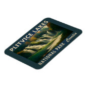 Plitvice Lakes National Park Kroatië Waterverf Magneet (Linkerzijde)