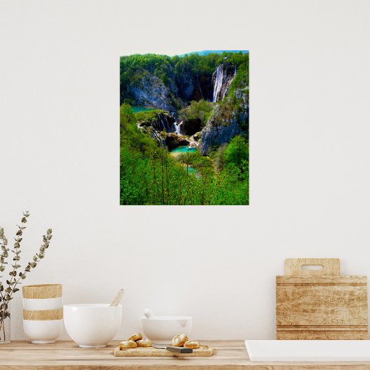 Plitvice Lakes Poster (Keuken)
