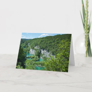 Plitvice maakt Kroatië Landschap Fotografie Kaart