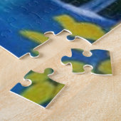 Plitvice Meren, Kroatië Watervallen in Herfst Art Legpuzzel (Zijkant)