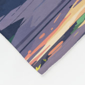 Plitvice Meren Nationaal Park Kroatië Travel Art Fleece Deken (Hoek)