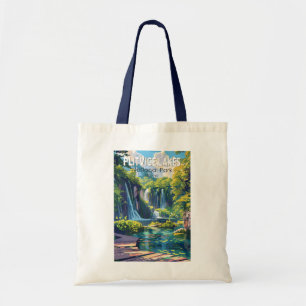 Plitvice Meren Nationaal Park Kroatië Travel Art Tote Bag